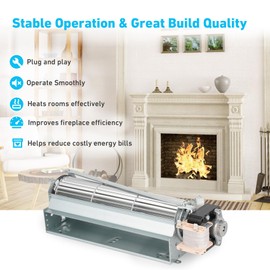 Stanbroil Fireplace Blower Fan Replacement Kit, GFK4B GFK4 FK4 GFK4A Fireplace Fan Blower Kit for Heatilator NDV4236I, Majestic, Lennox, Temco Fireplace Insert