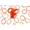 Rainbow Loom Orange Jelly Rubber Bands Refill + C-Clips
