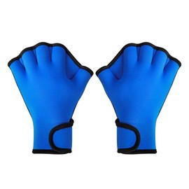 Aquatic Gloves, Swimming Training Hand Paddles, Surfing Sports Hand Fins with Adjustable Straps for Swimming Women Men Adults