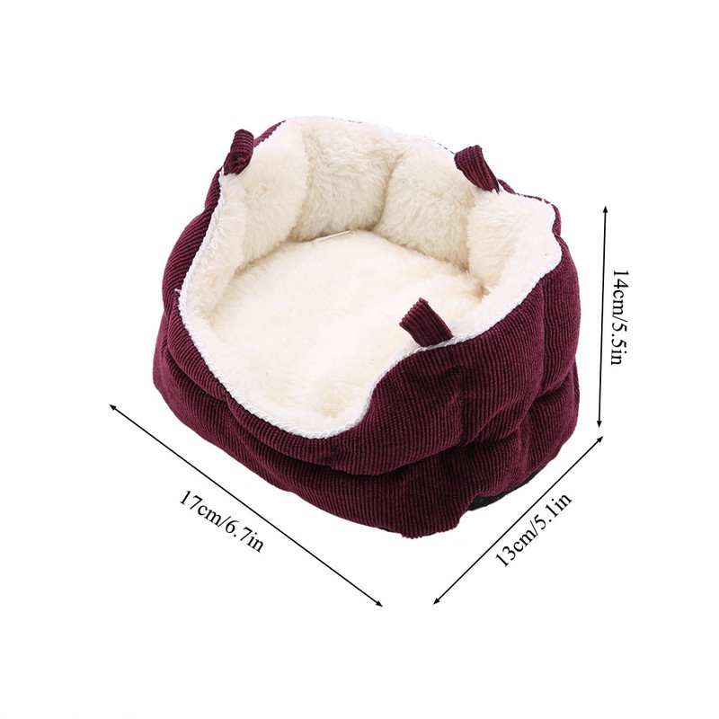 Small Animal Winter Warm Bed House Washable Pet Nest Sofa