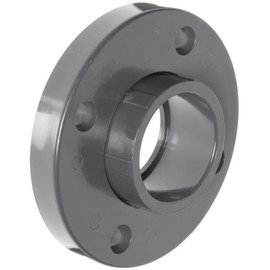 Spears 854-020 PVC Pipe Fitting, Van Stone Flange, Class 150, Schedule 80, Gray, 2" Socket