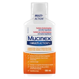 Mucinex Multi Action Liquid - Congestion Cold & Cough Solution