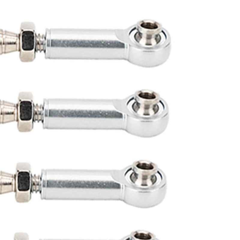 6Pcs Aluminum Alloy Adjustable Push RodsTurnbuckle Rod Linkage Accessories for
