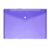 Vogueing Tool A4 Waterproof Files Folders, Transparent, Plastic, Large Capacity,Purple