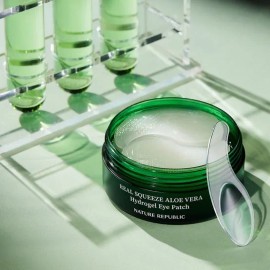 Nature Republic 리얼 스퀴즈 알로에베라 하이드로겔 아이 패치 단일옵션 ND0159