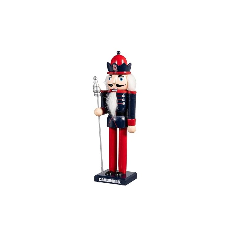 Team Sports America St. Louis Cardinals 12 in. Nutcracker Statue