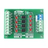 Optocoupler Isolation Module, 4-Channel DST-1R4P-N 24V to 3.3V Optocoupler Isolator