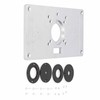 Trimming Flip Board Aluminum Alloy Woodworking Router Table Insert Plate
