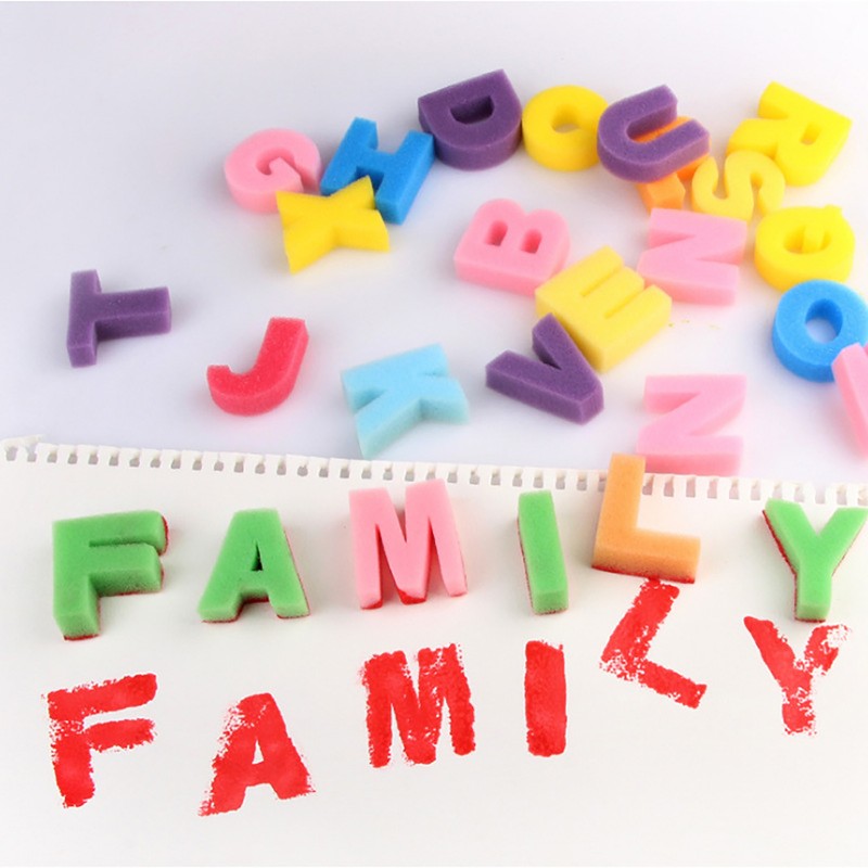 48Pcs Kids Paint Brushes Set Painting Drawing Stamp Kit Fun