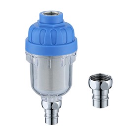 Pre-Filter Sediment Filter - Water Filter for Tap, Sediment in Water Reduce Water Pre-Filter Sediment Filter, Stainless Steel Tap Water Filter for Washing Machines - Water Purifier (1/2 Inch)