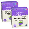 NuNaturals White Stevia Powder Packets, Single-Serve, Zero Calorie Sugar Substitute,