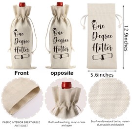 YUANHAO Graduation Gifts Graduation Wine Bag Graduation Gifts for Her College Graduation Gifts for Women Men Graduation Gifts for Him One Degree Hotter Wine Bag