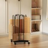 AIWFL 4 Side Storage Hanger Stacker Cart, Hanger Organizer Stacker