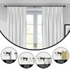 Ceramic Curtain Rods for Windows 48 to 84 Inch,1 Inch