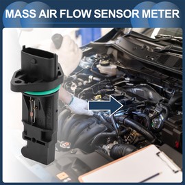 INFINAUTO Mass Air Flow Sensor Meter, MAF Sensor No.46811122 for FIAT STILO Multi Wagon (192_) 2003-2008 Black, 1 Pc