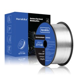 HARUKIKU .030" Flux Core Welding Wire, E71T-GS Mild Carbon Steel, Low Spatter Gasless MIG Welding Wire, 2-Pound Spool – Ideal for Windy Conditions, DIY Welding, Farm & Fence Work, Vehicle Repairs