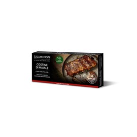 Costine precotte a bassa temperatura | carni 100% italiane | Gusto Rosmarino | 420g | Pronte in pochi minuti