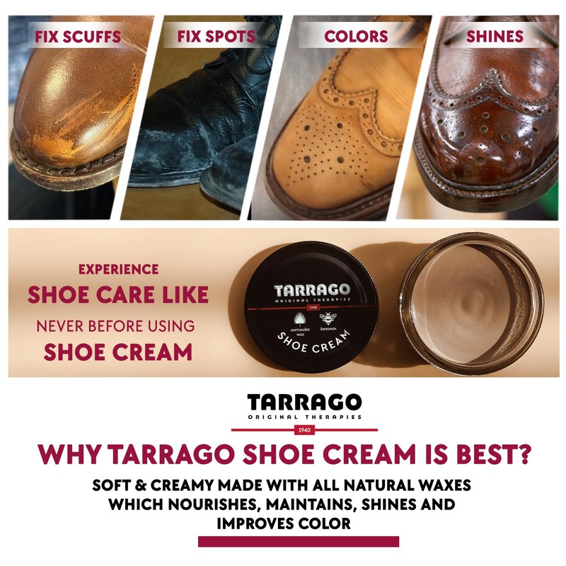 Tarrago Shoe Cream Jar 50Ml. Dark Brown #6