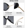IKANOO Oversized Aviator Sunglasses for Women Men Trendy Large Big