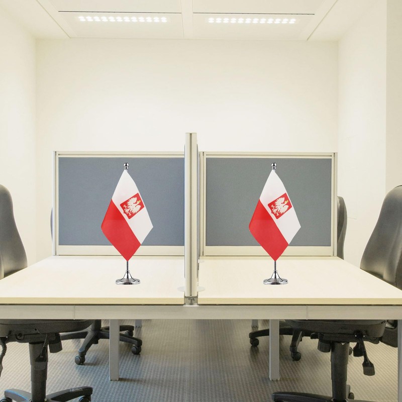 Poland State Ensign Desk Flag Poland State Ensign Small Mini