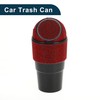 TUCKBOLD Car Trash Can Portable Front Seats Trash Bin Red