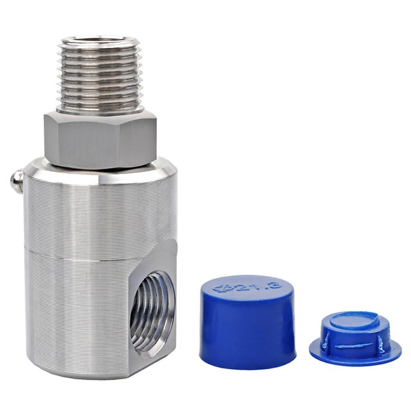 Misakomo 1/2 Inch MXF Hose Reel Swivel with Grease Zerk-