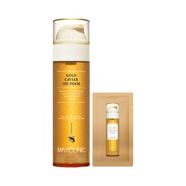 [Home shopping same] Max Clinic Oil Foam Cleansing Gold Caviar 1 large capacity 110g + sample / [홈쇼핑 동일] 맥스클리닉 오일 폼 클렌징 골드 캐비어 대용량 110g 1개+샘플