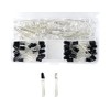 BGTXINGI 50 Pairs 5mm 940nm Infrared Diode LED Emission and