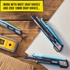 Zoid 18mm Snap Knife Black Blade Refill 5 Pack, Sharp