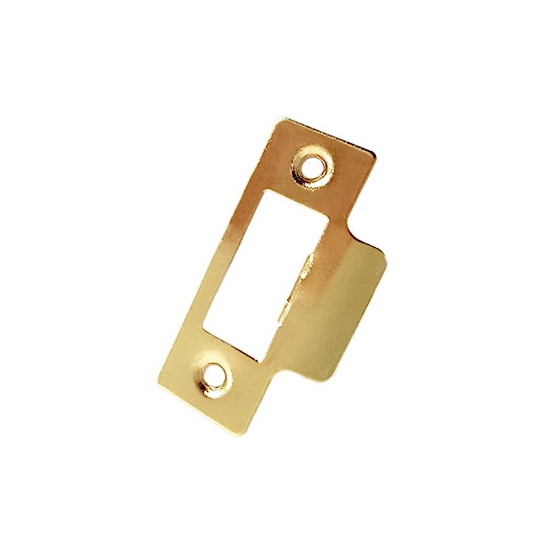 Short Strike Plate Mortice Latch x 1 - Polished Brass