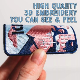 Hong Kong Iron on Travel Patch - Great Souvenir or Gift for travellers