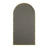 Deco 79 Metal Room Wall Mirror Arched Window Pane Entryway