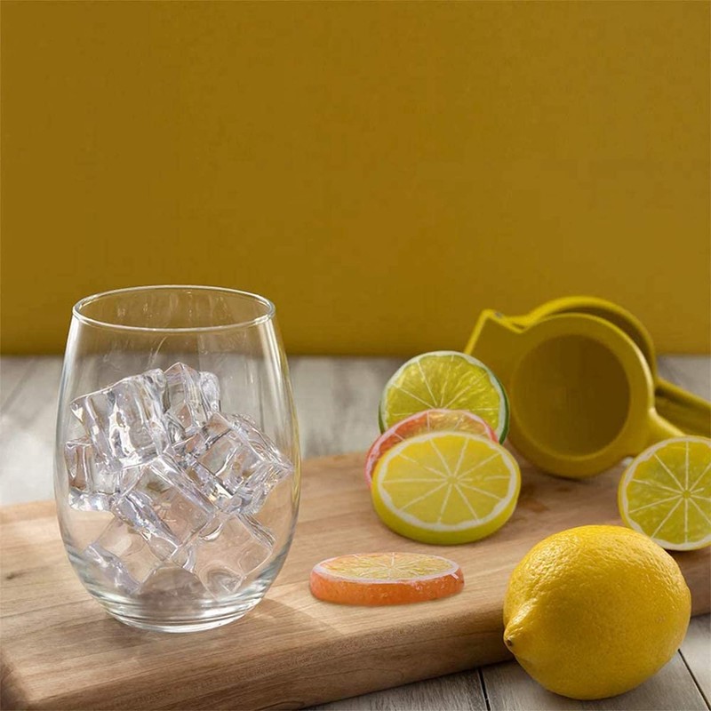 12Pcs Fake Lemon Slices Artificial - Fruit Party Decorations Fake