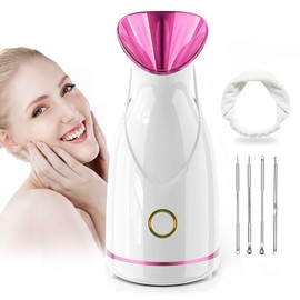 Vaporizador Facial, Steamer Facial Hidratación Nano Iónico, Facial Sauna Professional Dispositivo De Vaporización,para El Cuidado De La Piel Limpieza Profunda De Los Poros Puntos Negros Calidad de Spa