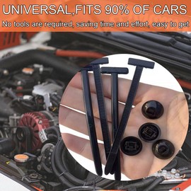 50Pcs Nylon Universal Cable Tie Buckle,New multifunctionalautomotive zipper clips,Heavy Duty Self-Locking Zip Ties with Button,For routine automotive maintenance