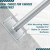 Zonon 4 Pack 12inch Adjustable Leveling Jacks Scaffolding Hollow Screw