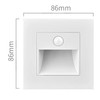 Motion Sensor Night Light PC Super Bright Wall Embedded LED