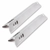 2-Pack Stainless Steel 15-Inch Grill Heat Tents for Gas Grill