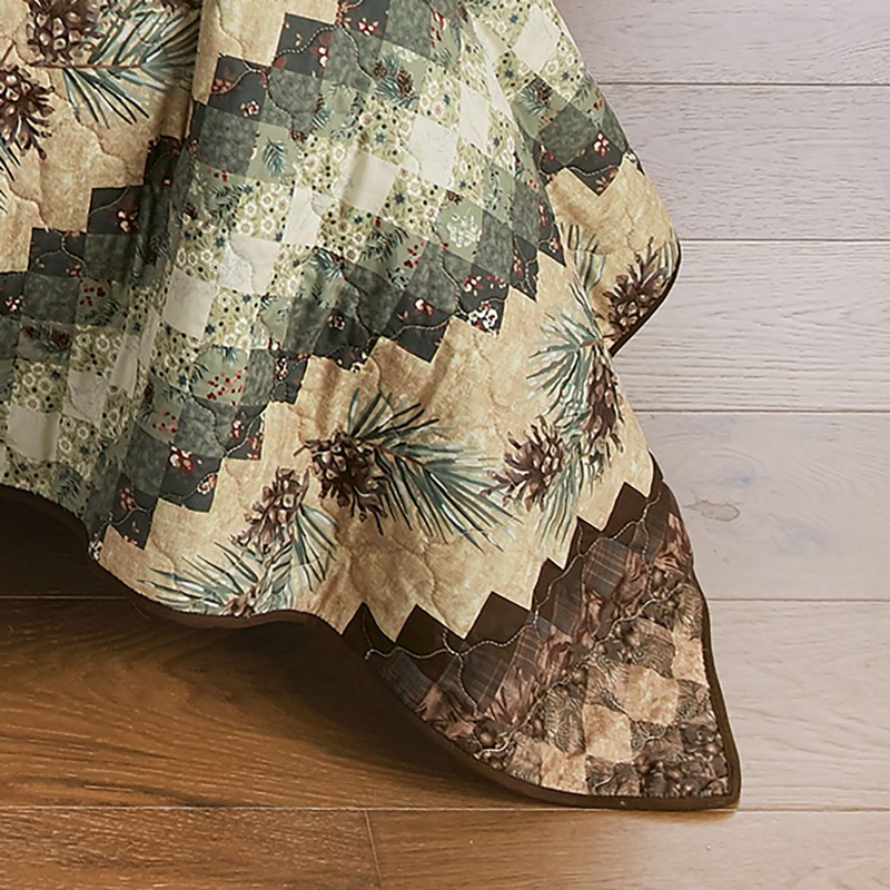 Black Forest Décor Willow Pine Quilt Bed Set - Queen,