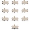 Ruiwaer 10PCS White Micro Slide Switch Trigger Switch SMD On/Off
