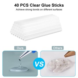Hot Glue Gun Kit, 40 Glue Sticks for Mini Glue Guns with Hardshell Carrying Case for School Crafts DIY Arts, Quick Home Repairs, Home School Project and Festival Decorations (20W)
