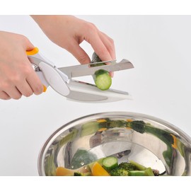 Kitchen Scissors with Cutting Board Coco Scissor Orange 6179