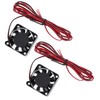 iplusmile 2pcs Hydraulic Bearing Radial Cooling Fan for Printers Low