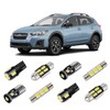 BRISHINE White Interior LED Lights Kit for Subaru XV Crosstrek