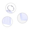 Gotetiso Pack of 40 Key Fobs, Plastic, Writeable White Key