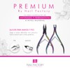 NAIL FACTORY - ALICATAS PARA MANICURA PREMIUM TORNASOL con Recubrimiento