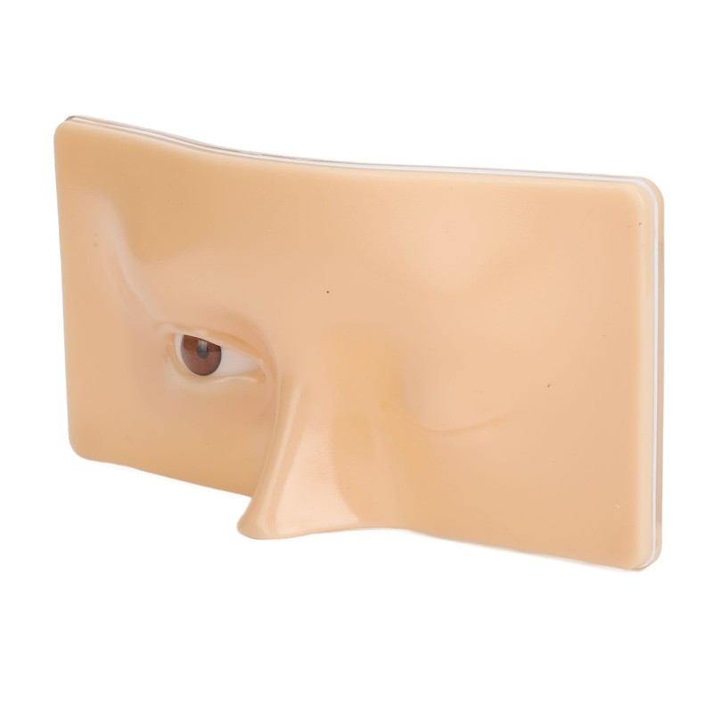 3D Silicone Makeup Practice Face Board with 20ml Cleansing Oil