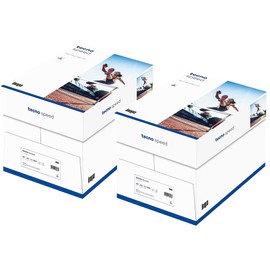 inapa Tecno Speed Printer Paper: 80 g/m², A4, White, 5000 Sheets (2 Boxes of 2500 Sheets) - Ideal for Fast and Easy Printing