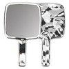 BUNCHBRAVO Compact Hand Mirror - Water Ripple Design, Square Handheld