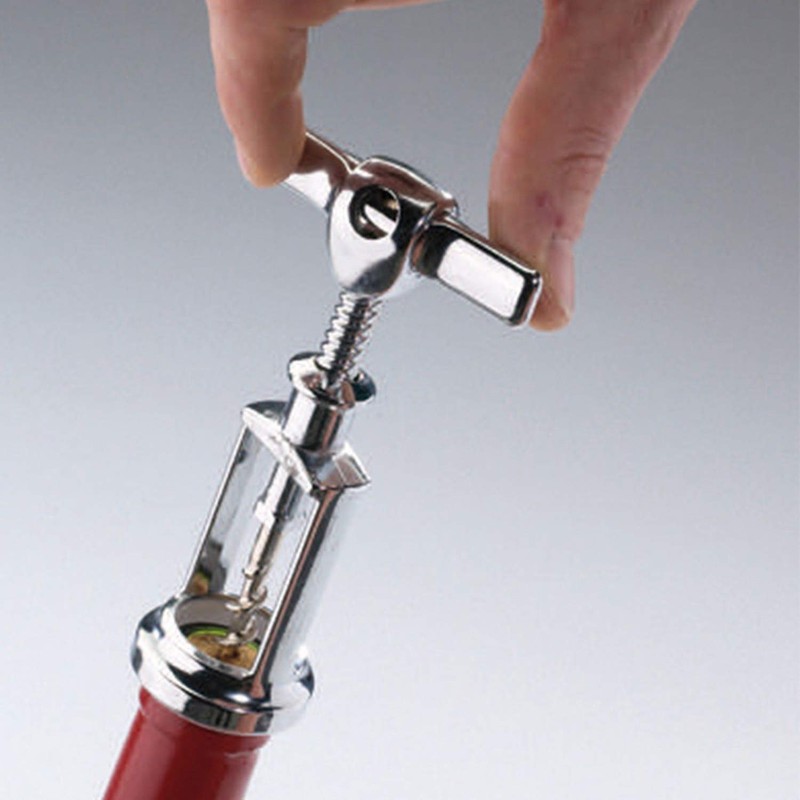 Westmark Bell Corkscrew, Steel Silver, 3.9 x 3.9 x 14.8